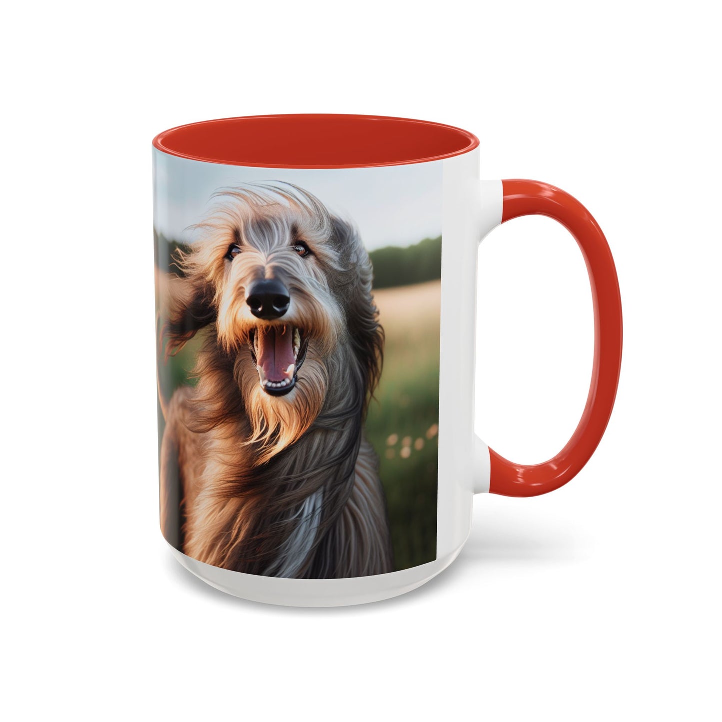 Scottish Deerhound Accent Coffee Mug - Perfect Gift for Dog Lovers