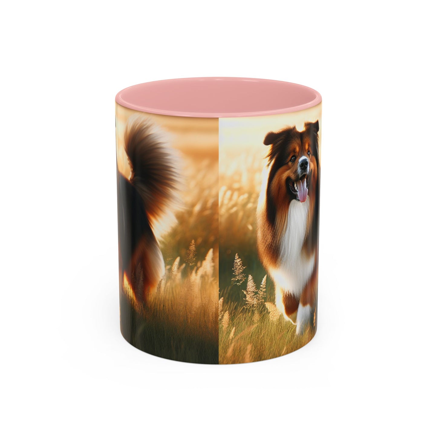 Bohemian Shepherd Accent Coffee Mug - Perfect Gift for Dog Lovers