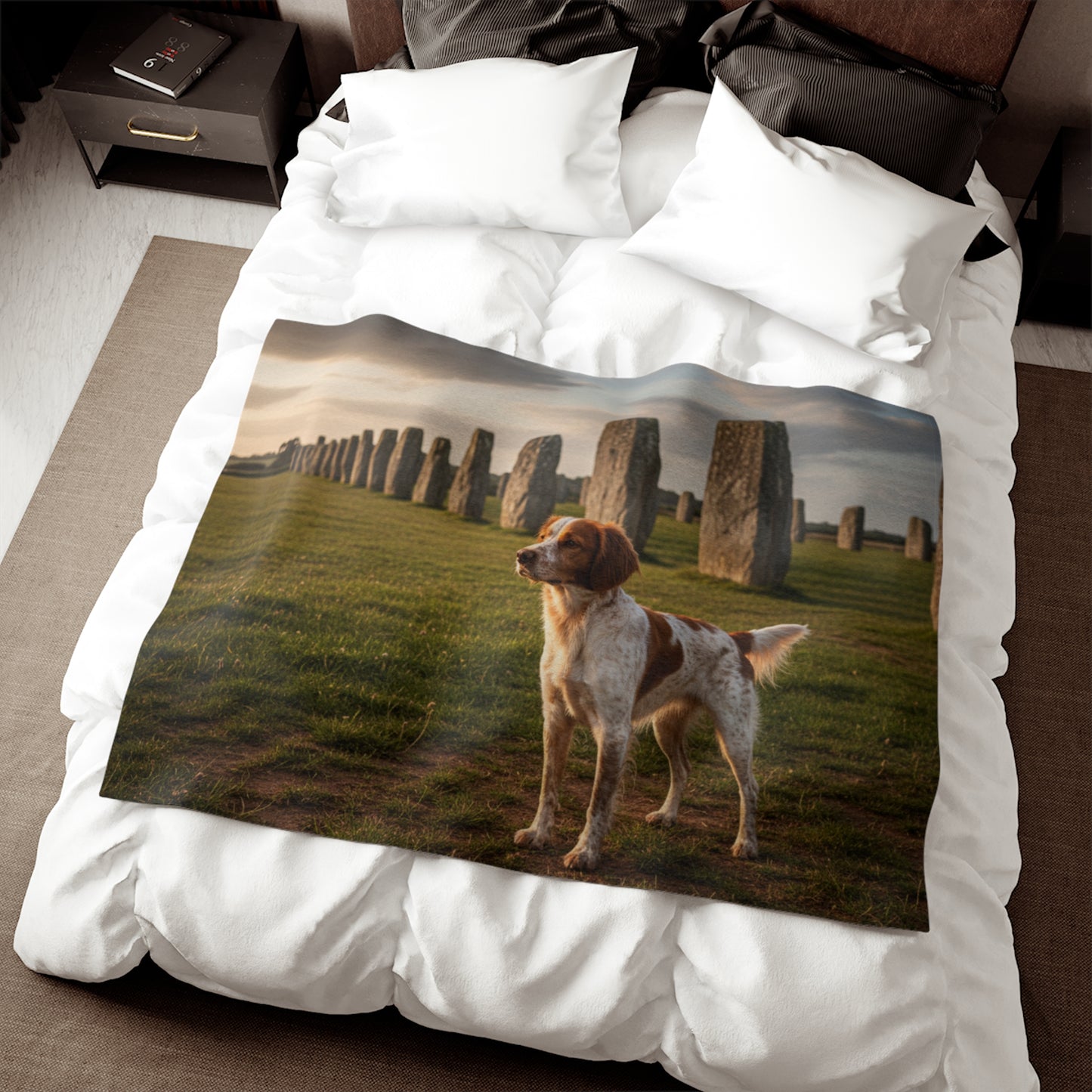 Brittany Spaniel Blanket