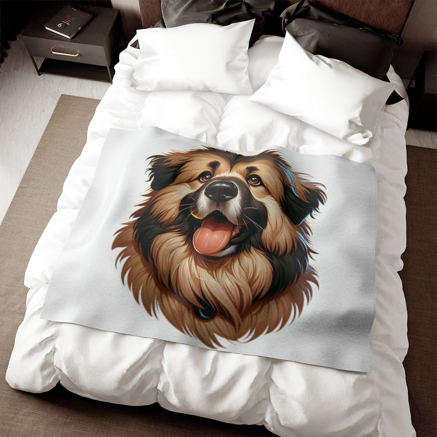 Caucasian Shepherd Dog Sweatshirt Blanket