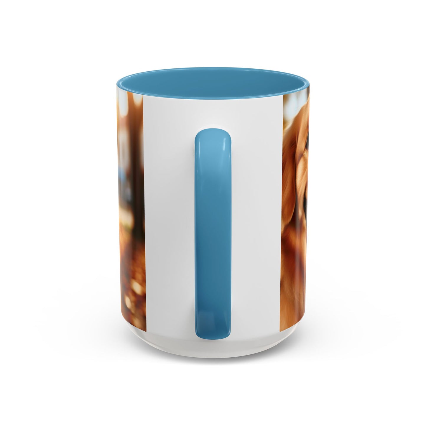 Golden Retriever Accent Coffee Mug - Perfect Gift for Dog Lovers