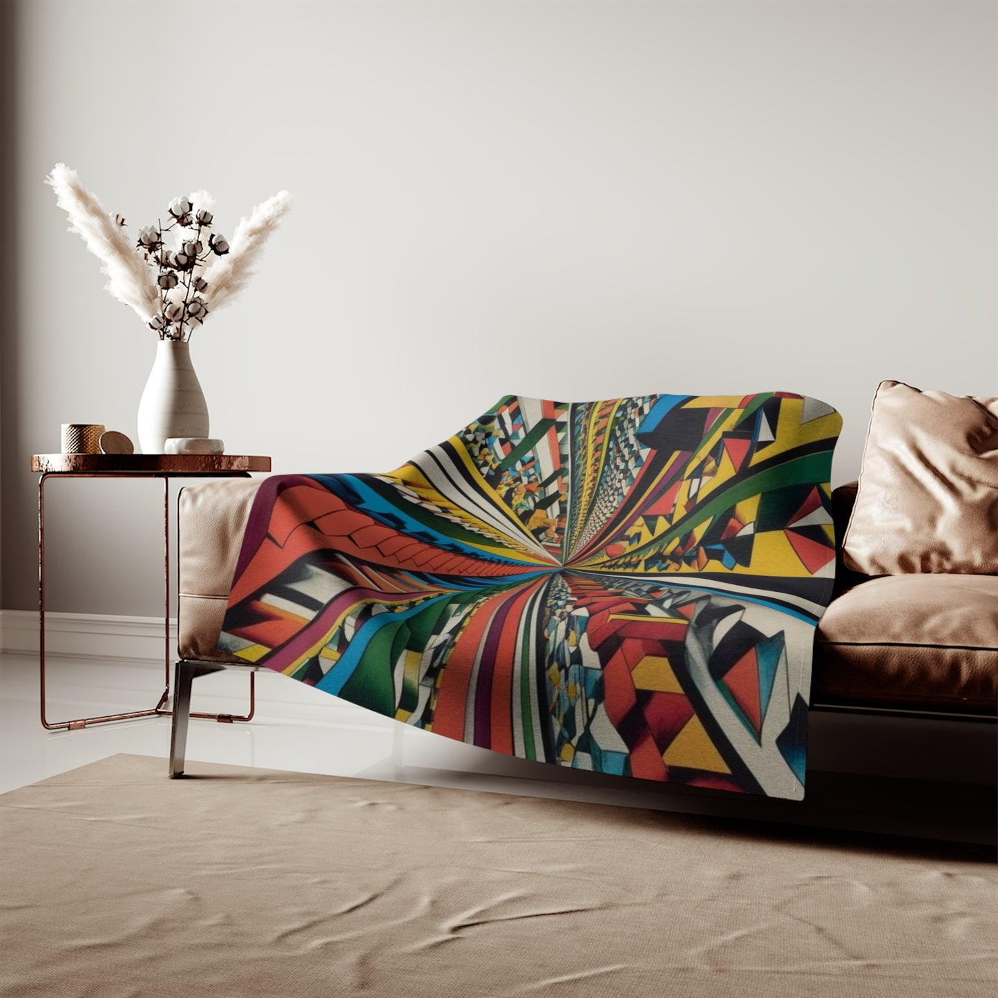Optical Illusion Sweatshirt Blanket