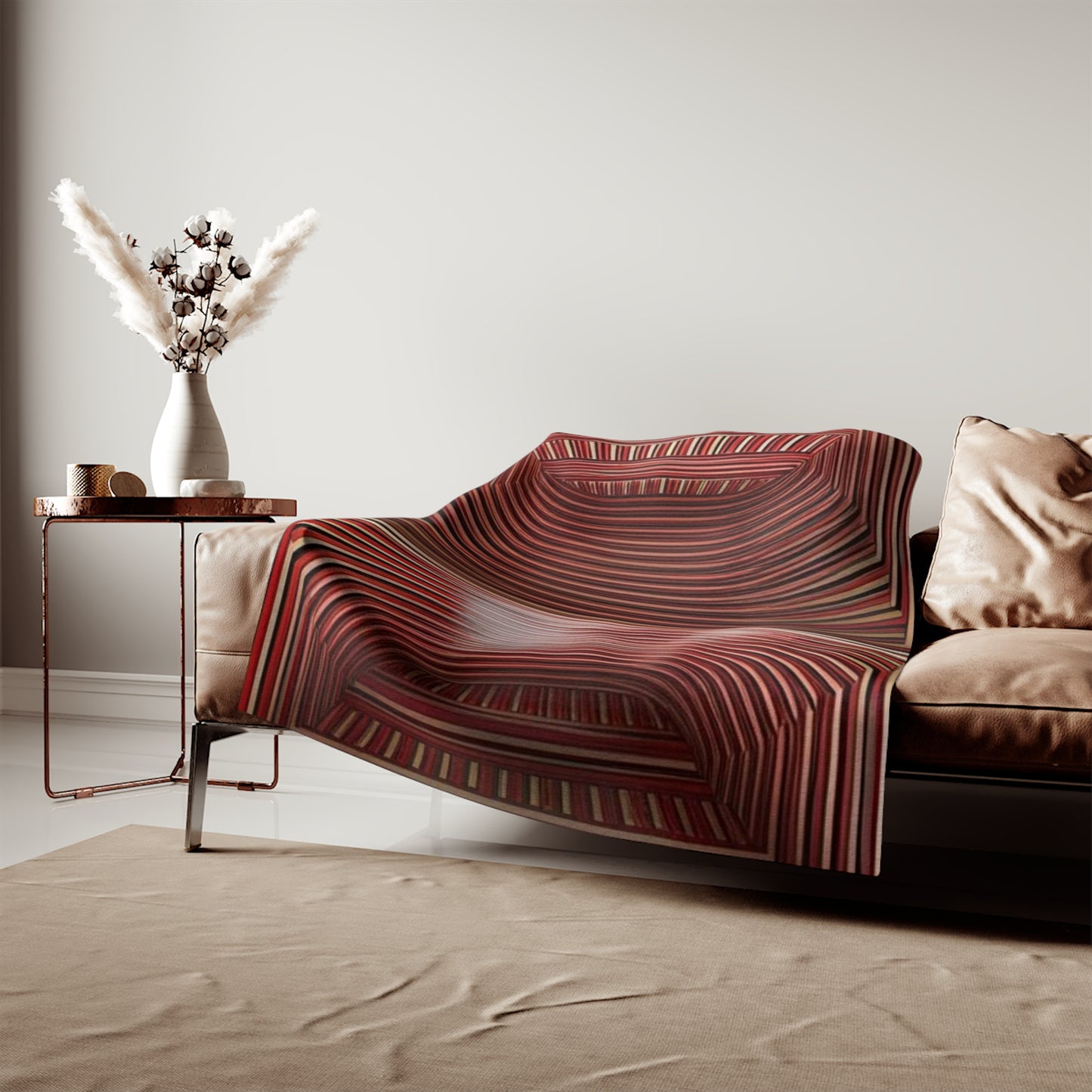 Optical Illusion Sweatshirt Blanket