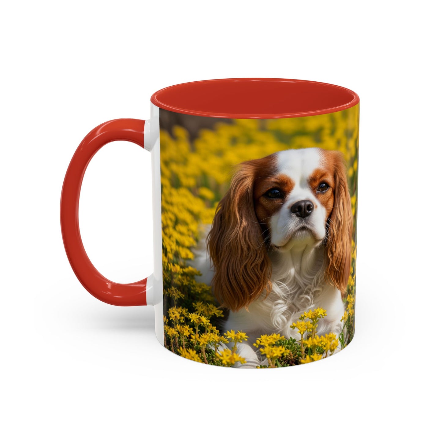 Cavalier King Charles Spaniel Accent Coffee Mug - Perfect Gift for Dog Lovers