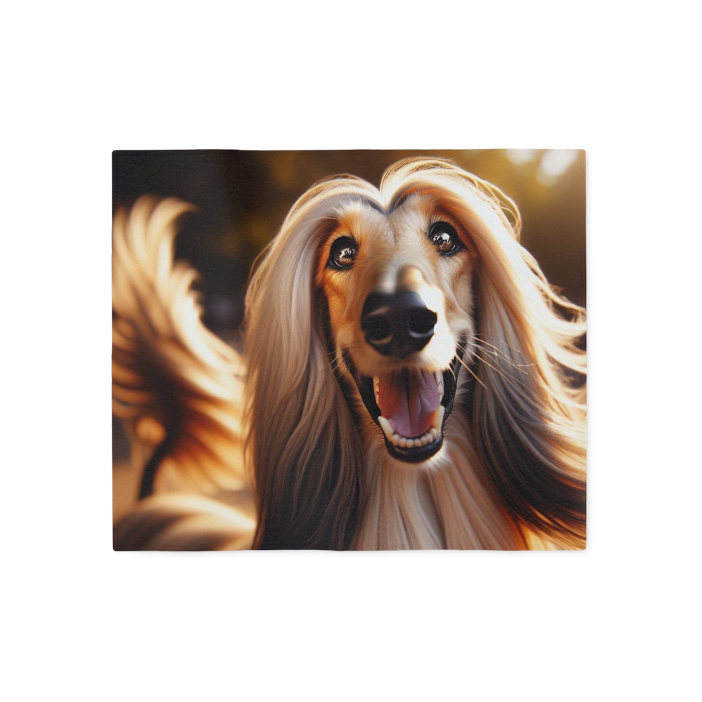 Afghan Hound Sweatshirt Blanket