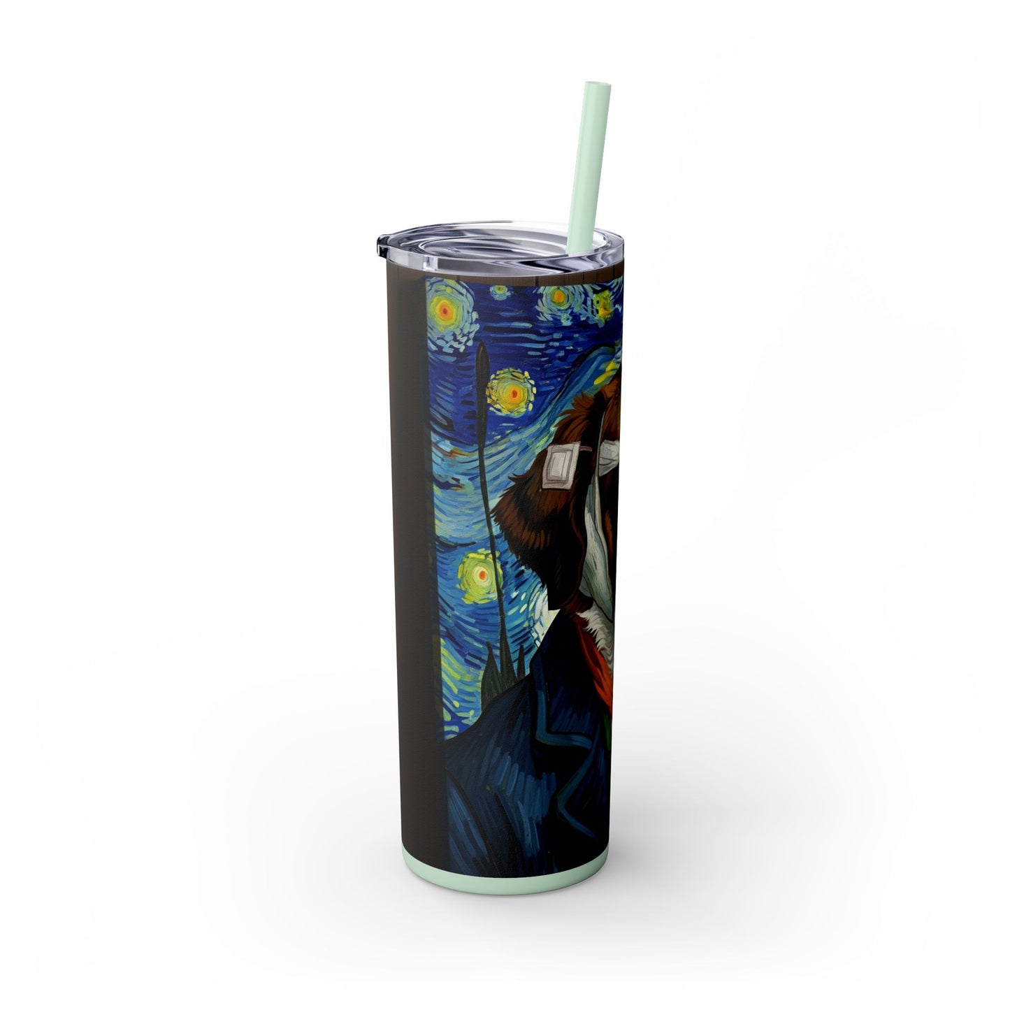 Saint Bernard Tumbler with Straw, 20oz