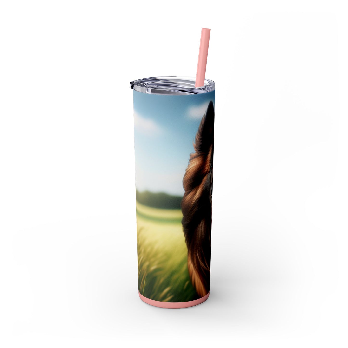 Belgian Shepherd Dog Tervuren Tumbler with Straw, 20oz
