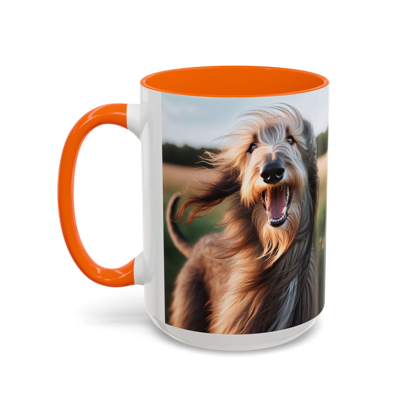 Scottish Deerhound Accent Coffee Mug - Perfect Gift for Dog Lovers