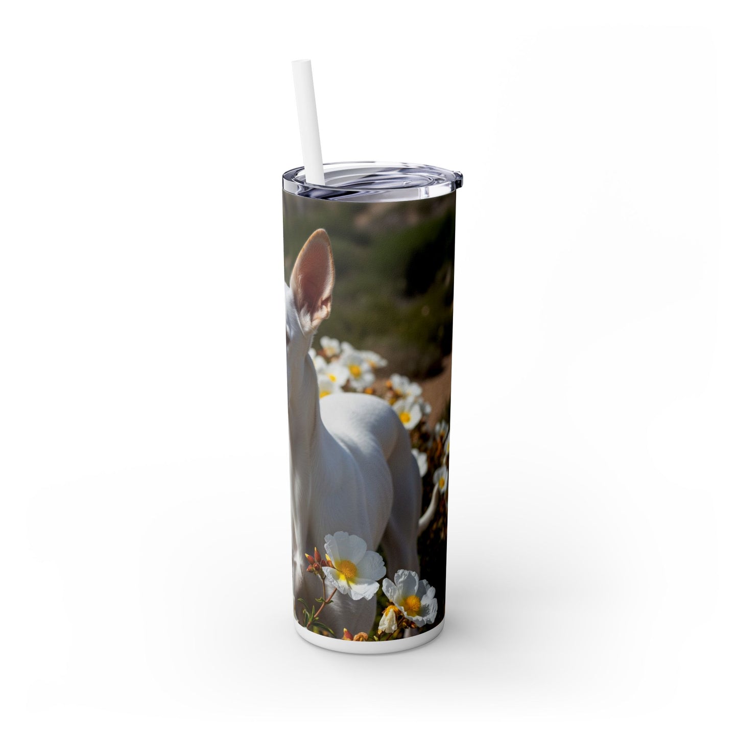 Ibizan Hound Tumbler with Straw, 20oz
