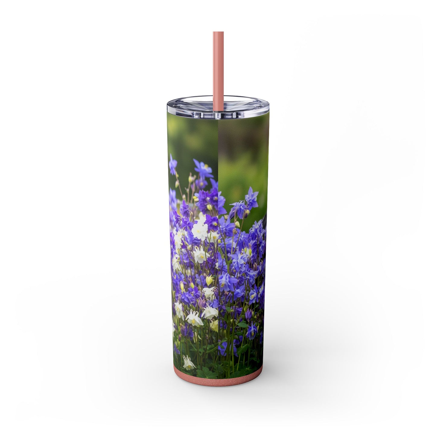 Black Russian Terrier Tumbler with Straw, 20oz