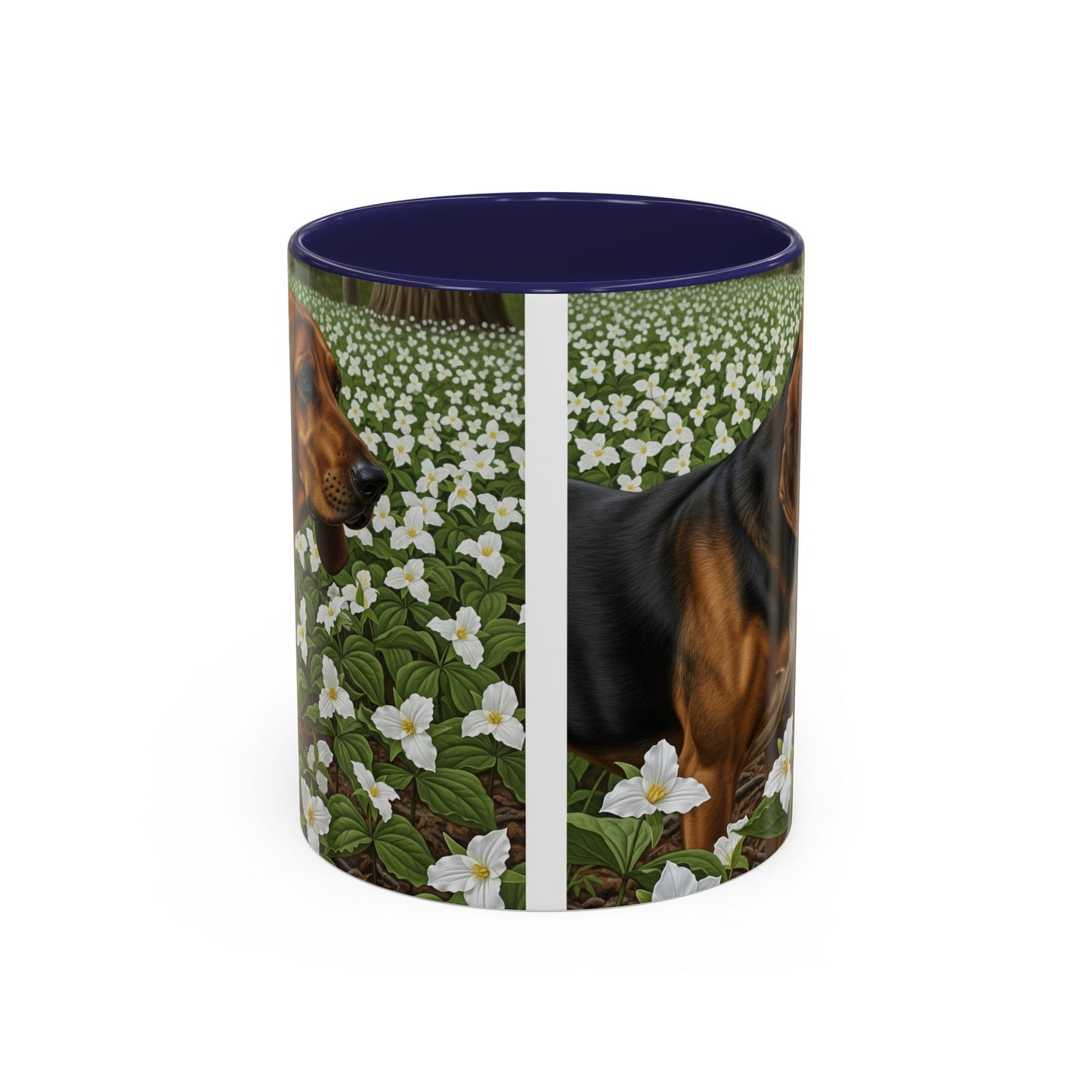 Treeing Walker Coonhound Accent Coffee Mug - Perfect Gift for Dog Lovers