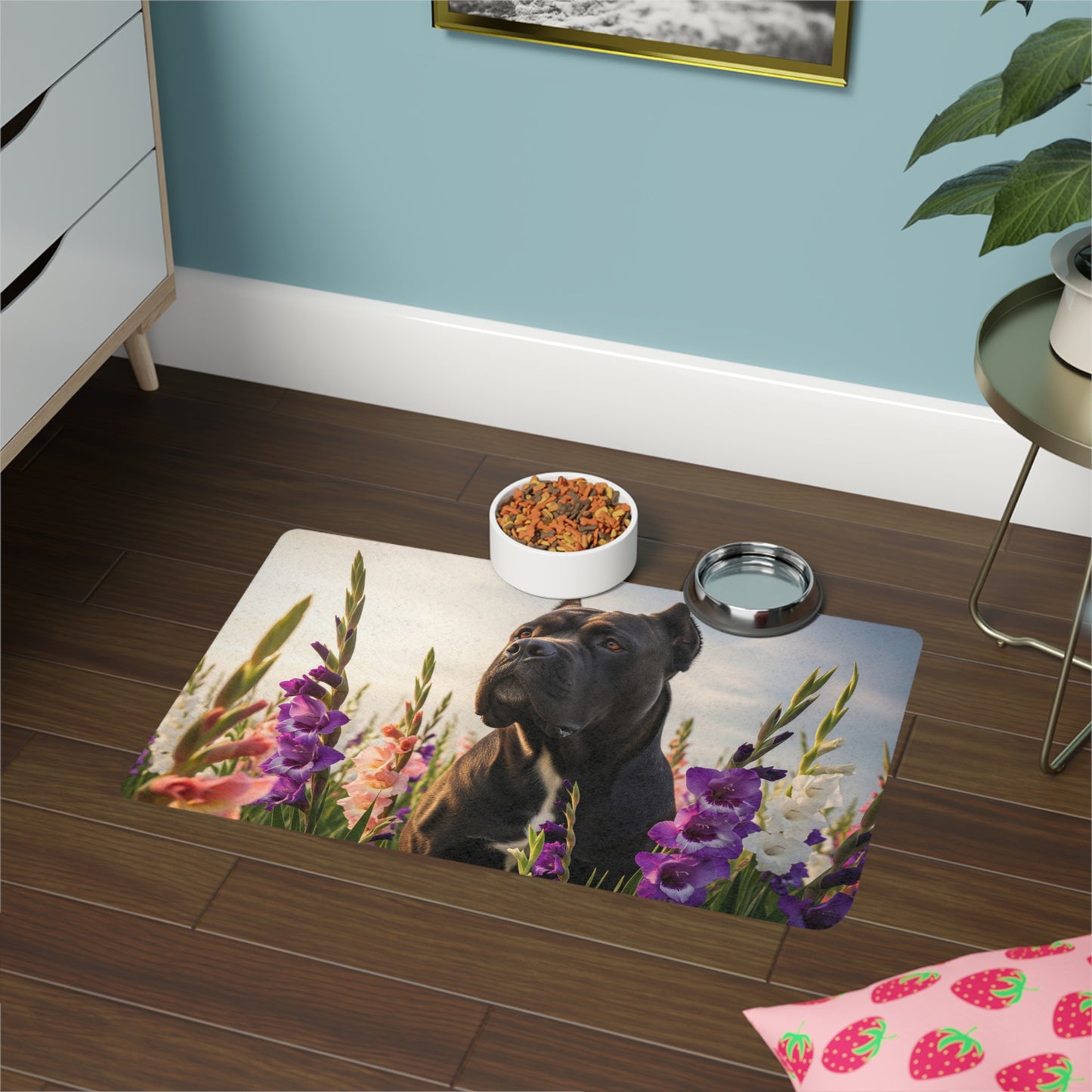 Pet Food Mat (12x18) - Cane Corso