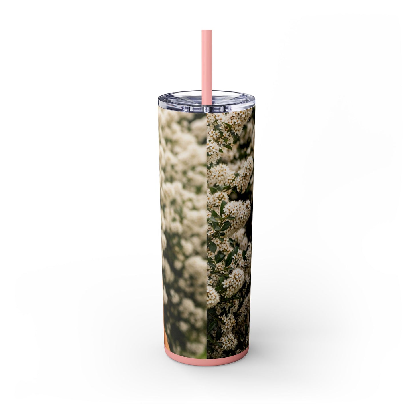 Dogue de Bordeaux Skinny Tumbler with Straw, 20oz