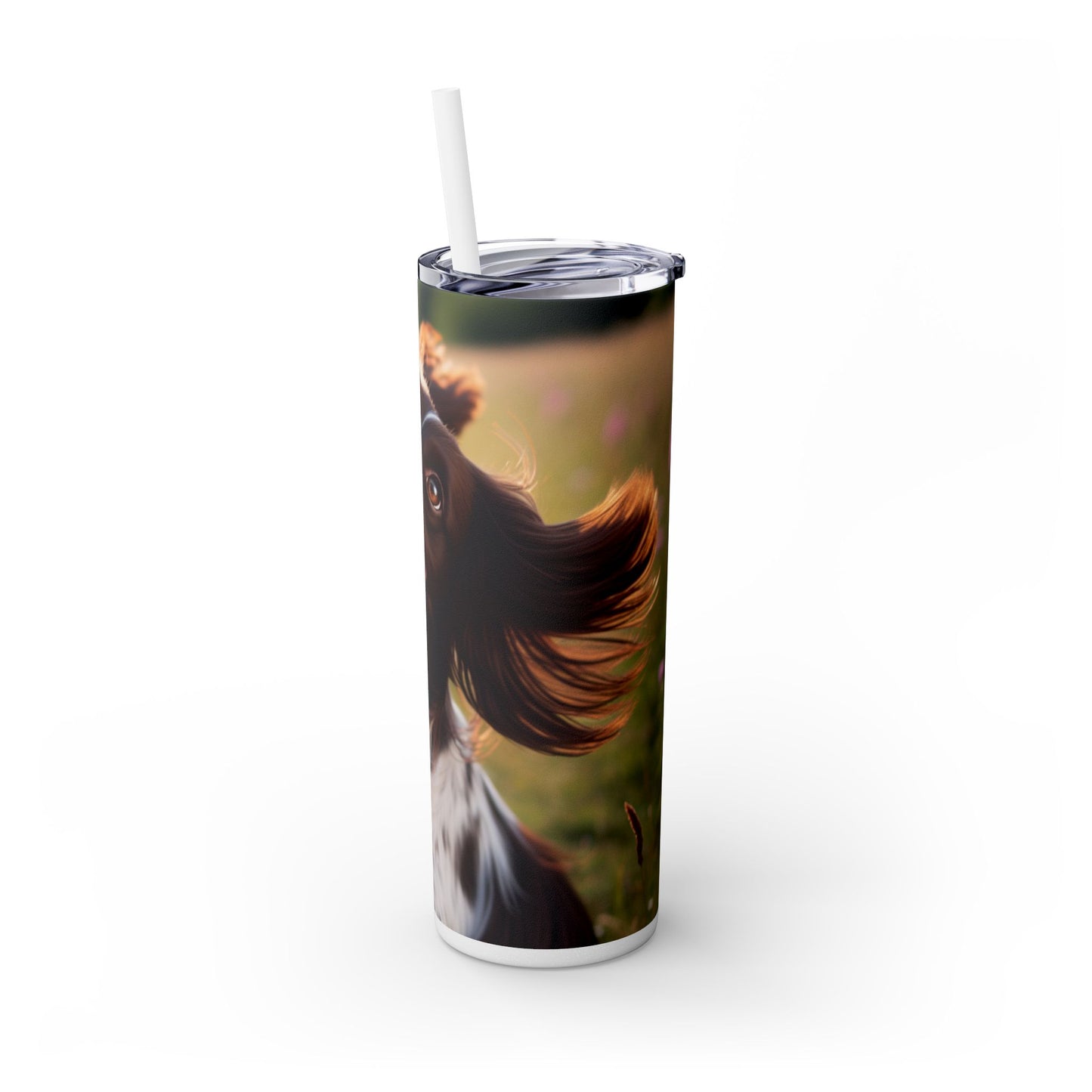 Small Munsterlander Tumbler with Straw, 20oz
