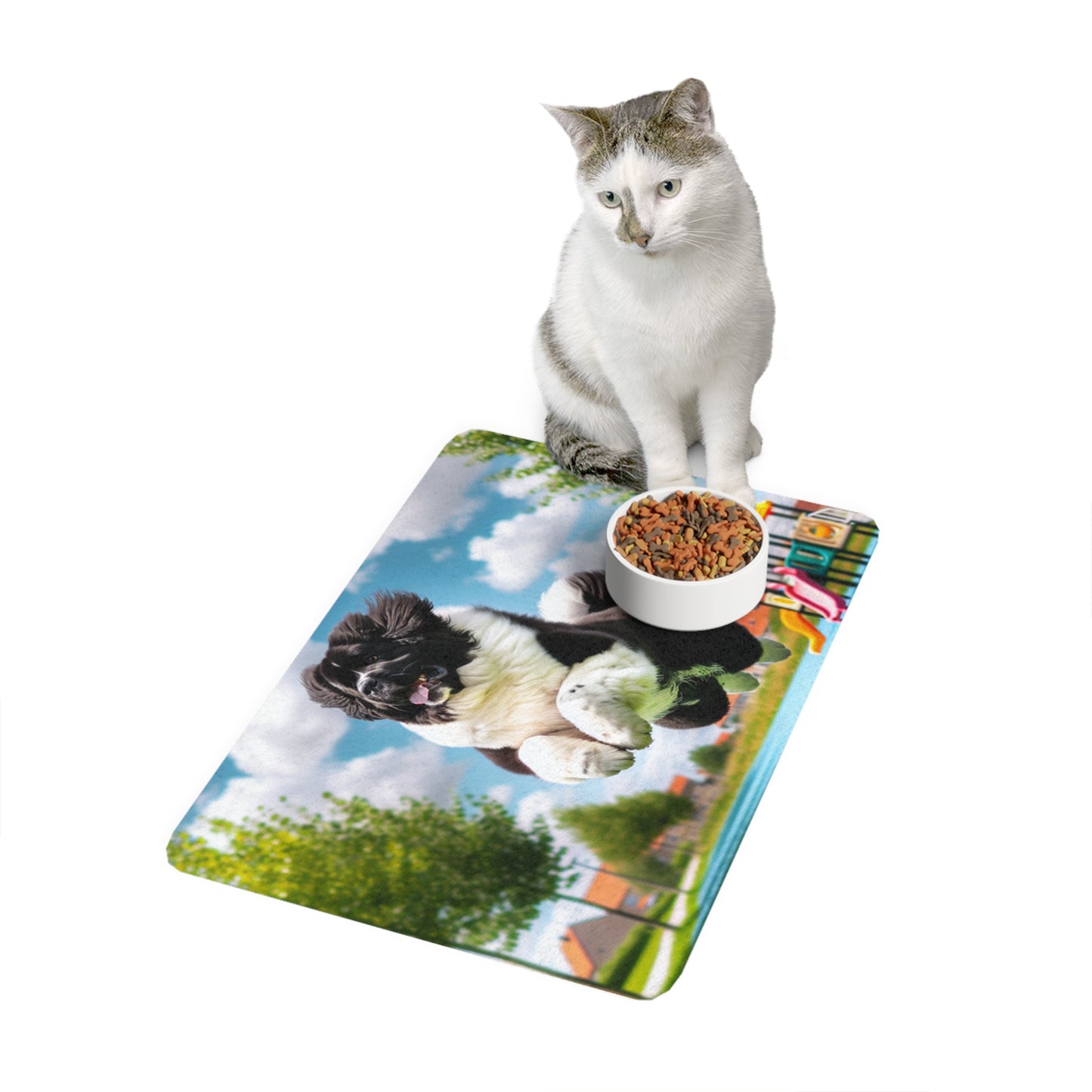 Pet Food Mat (12x18) - Landseer