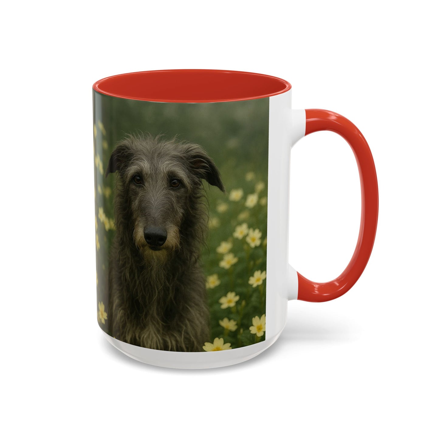 Scottish Deerhound Accent Coffee Mug - Perfect Gift for Dog Lovers