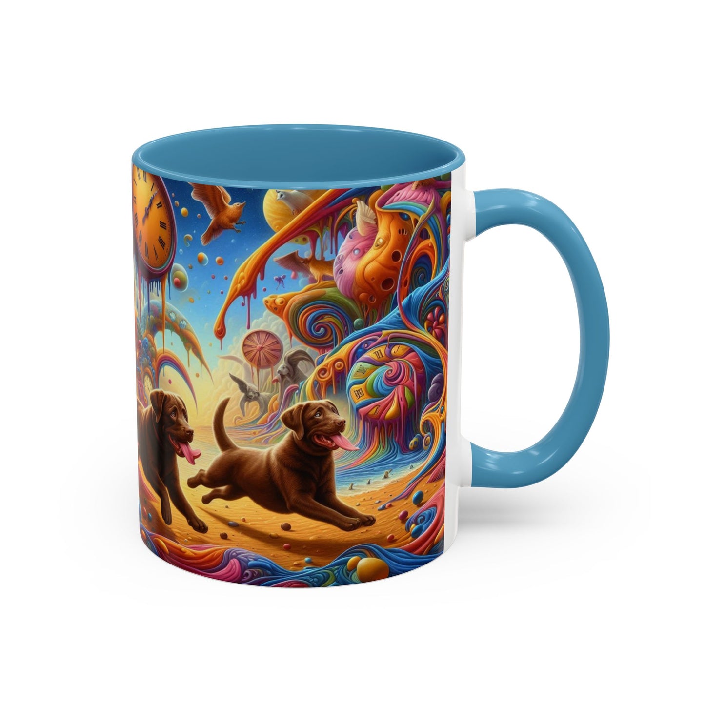 Chocolate Labrador Accent Coffee Mug - Perfect Gift for Dog Lovers