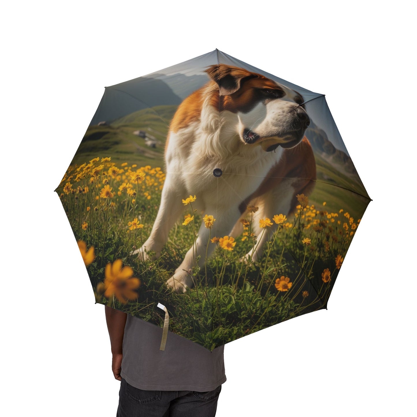 Saint Bernard Semi-Automatic Foldable Umbrella