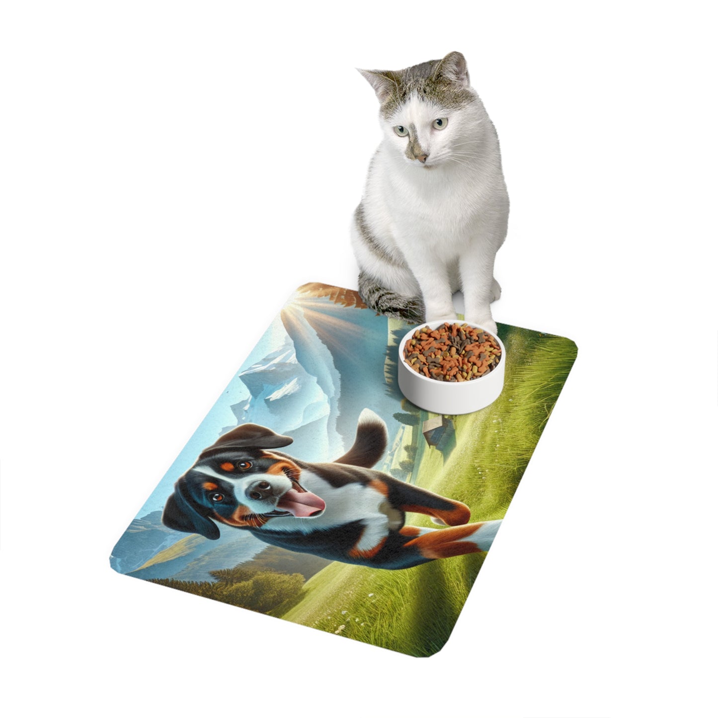 Pet Food Mat (12x18) - Entlebucher Mountain Dog