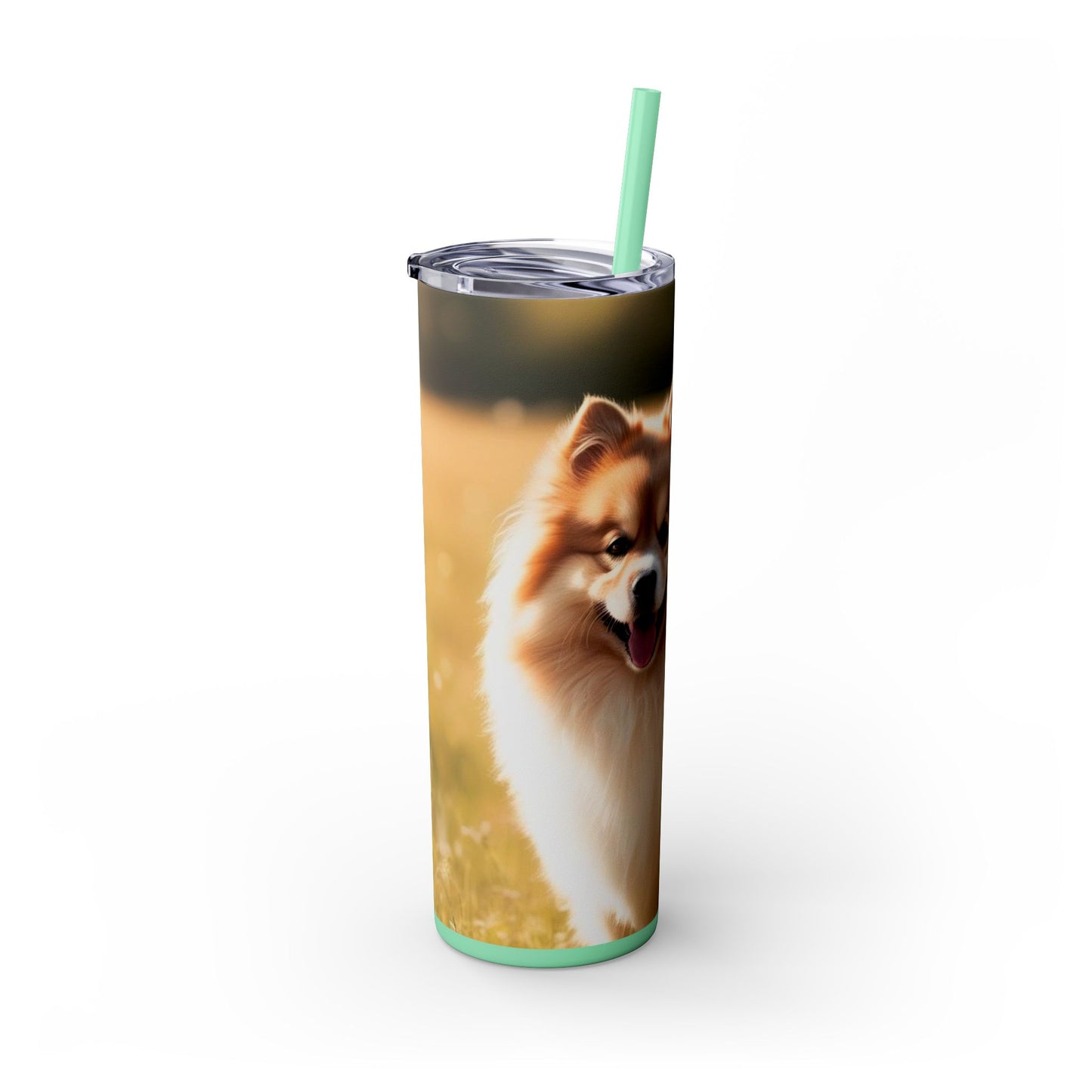 Keeshond Tumbler with Straw, 20oz