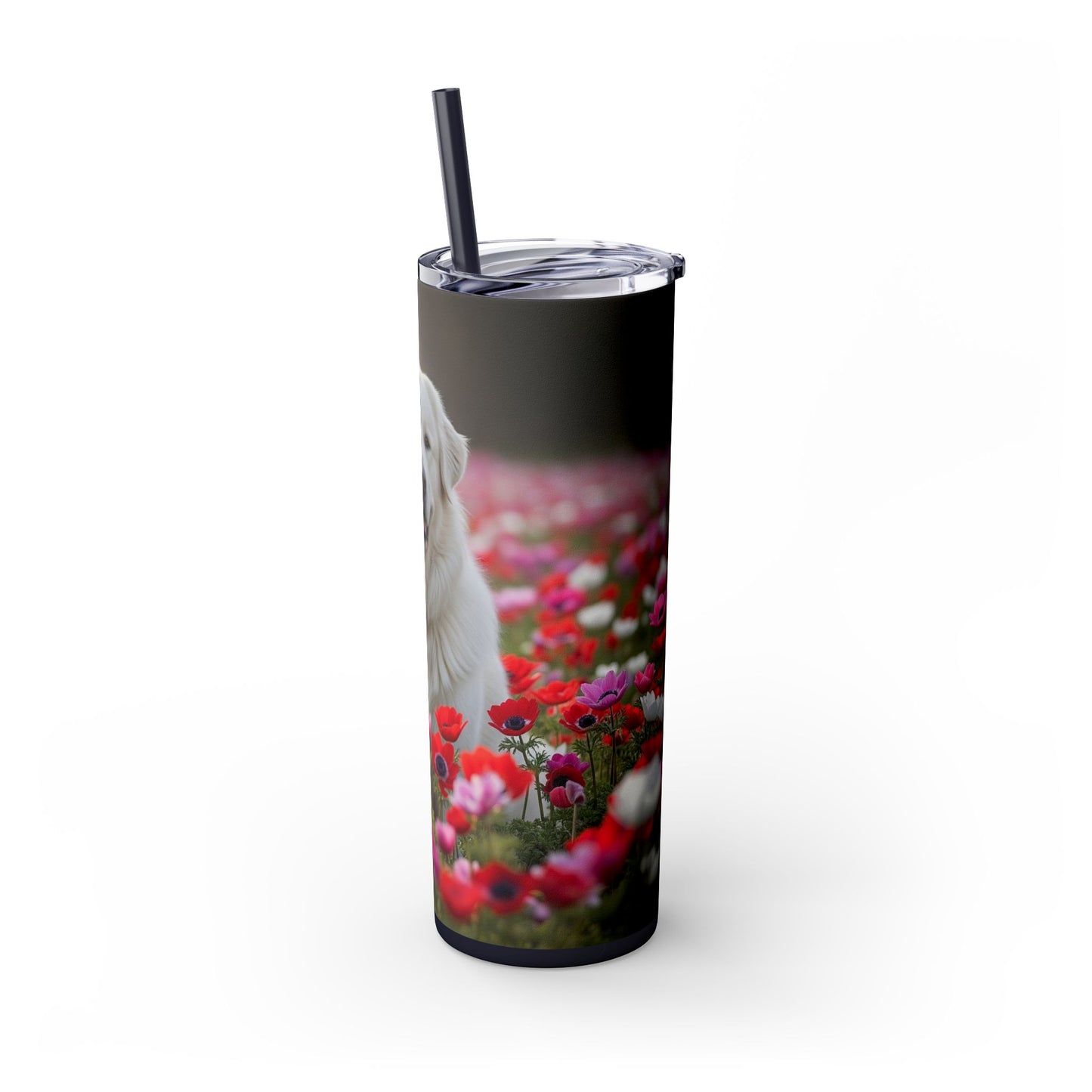 Maremma Sheepdog Tumbler with Straw, 20oz