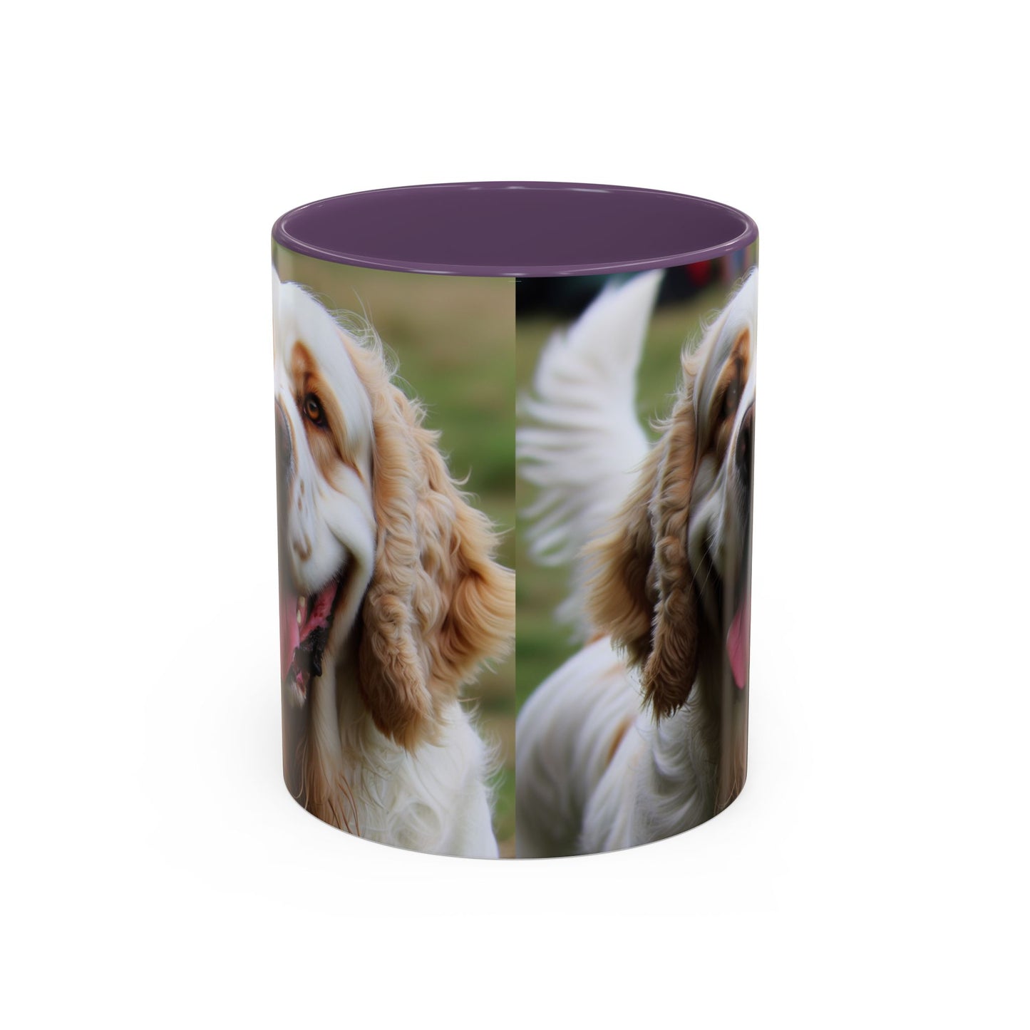 Clumber Spaniel Accent Coffee Mug - Perfect Gift for Dog Lovers