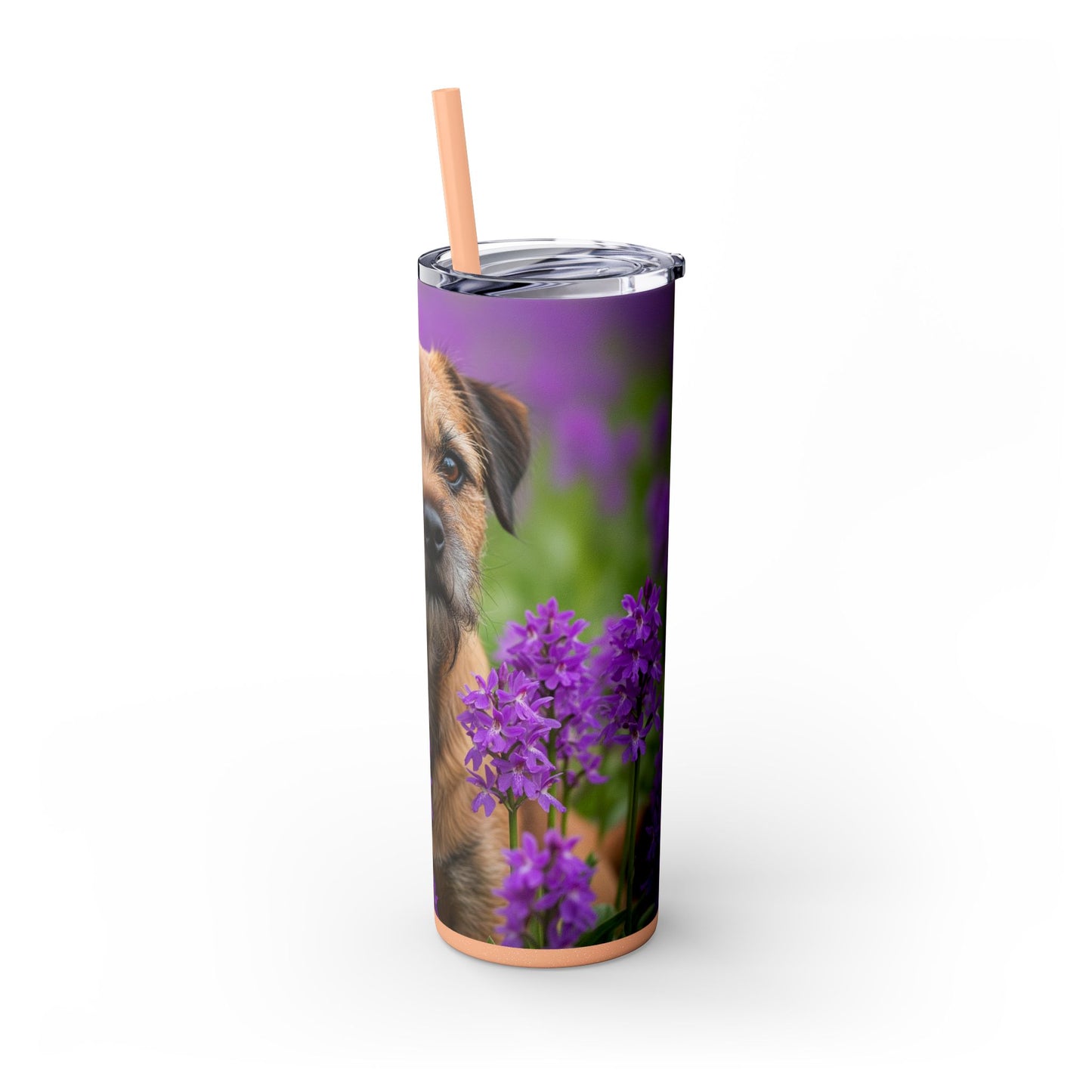 Border Terrier Tumbler with Straw, 20oz