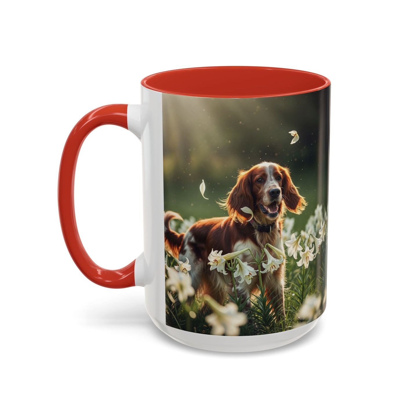 Irish Red and White Setter Accent Coffee Mug - Perfect Gift for Dog Lovers