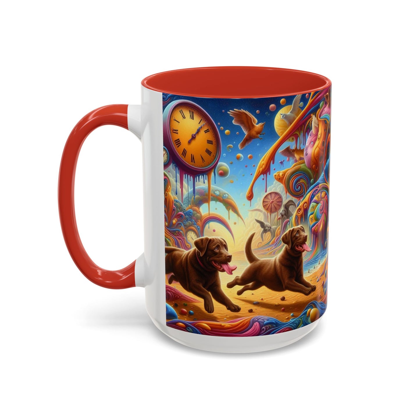 Chocolate Labrador Accent Coffee Mug - Perfect Gift for Dog Lovers