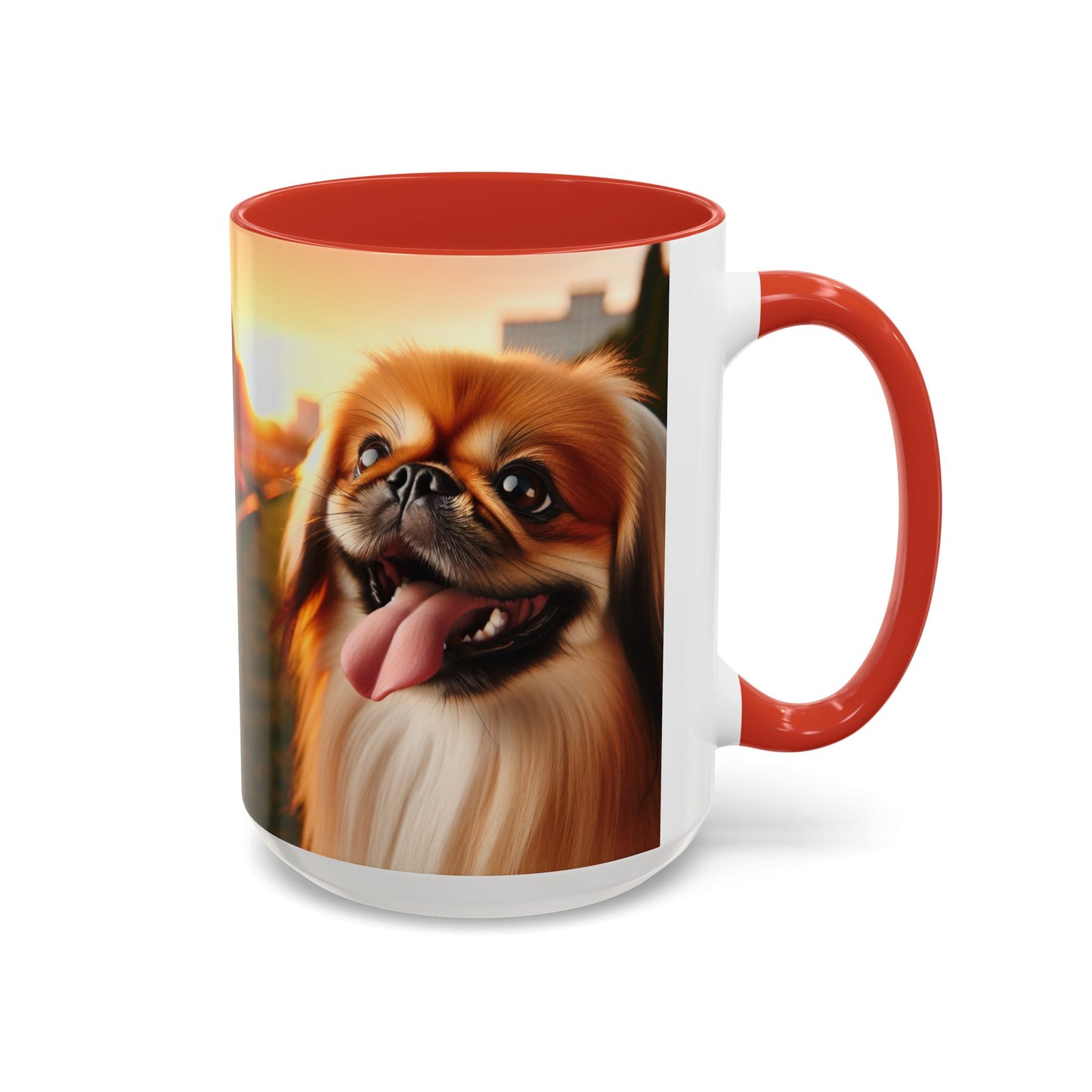 Pekingese Accent Coffee Mug - Perfect Gift for Dog Lovers