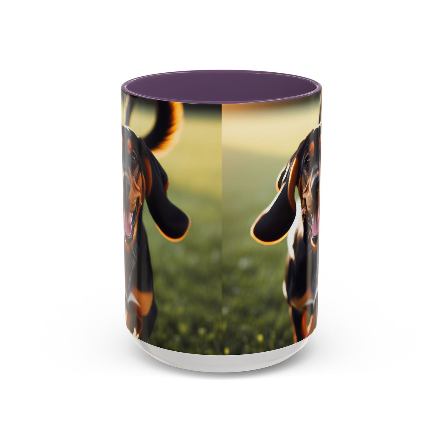 Black and Tan Coonhound Accent Coffee Mug - Perfect Gift for Dog Lovers