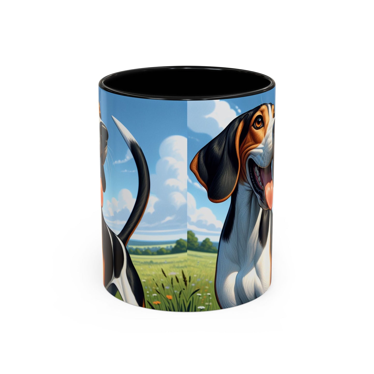Treeing Walker Coonhound Accent Coffee Mug - Perfect Gift for Dog Lovers