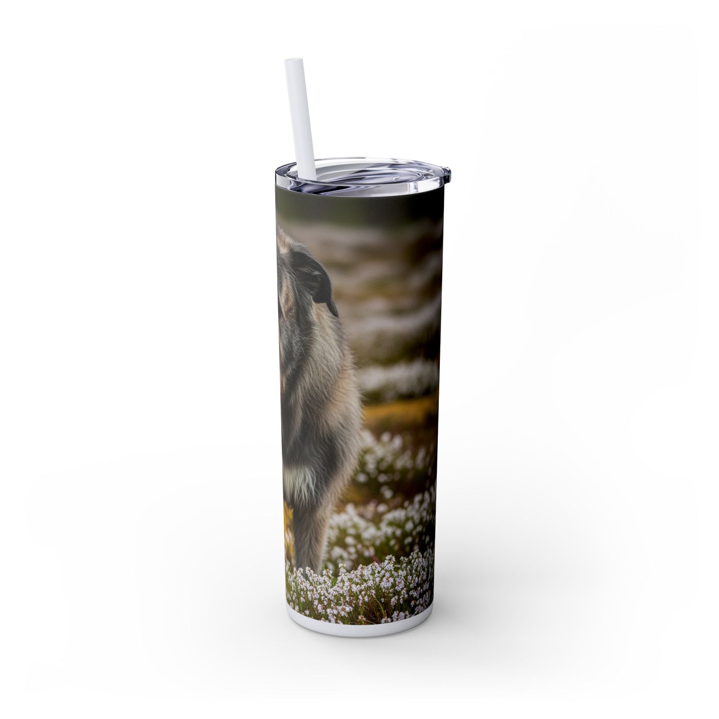 Irish Wolfhound Tumbler with Straw, 20oz
