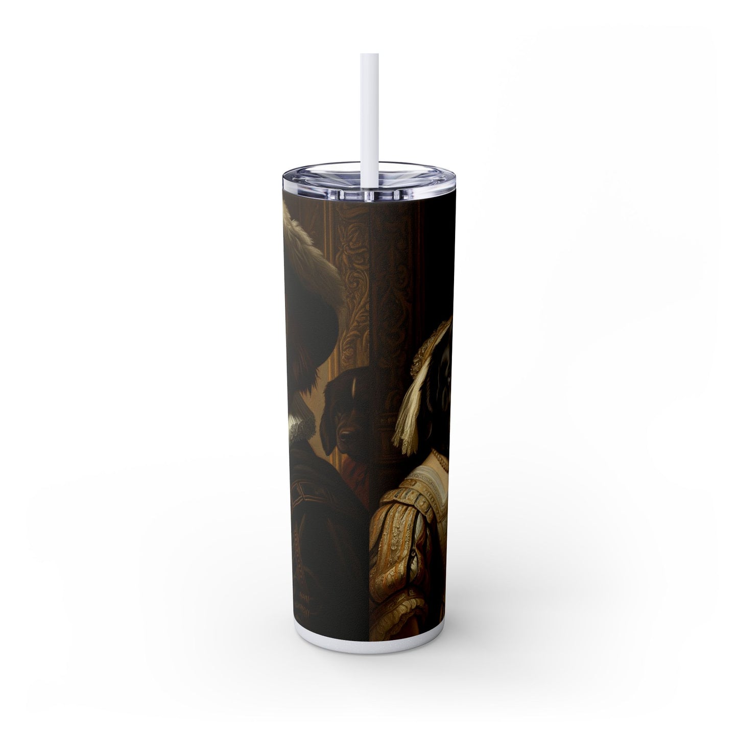 Newfoundland Skinny Tumbler with Straw, 20oz