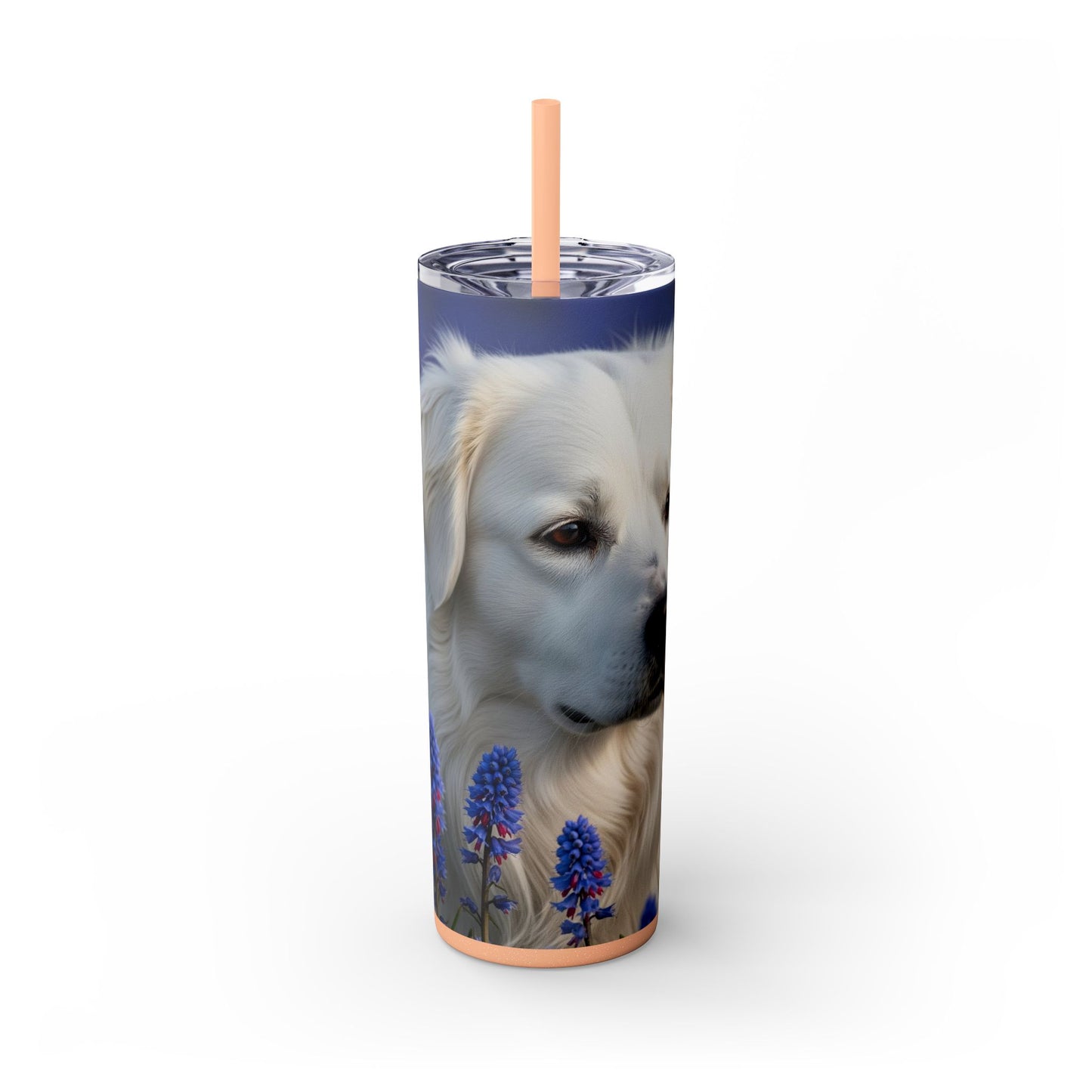 Portuguese Sheepdog Tumbler with Straw, 20oz