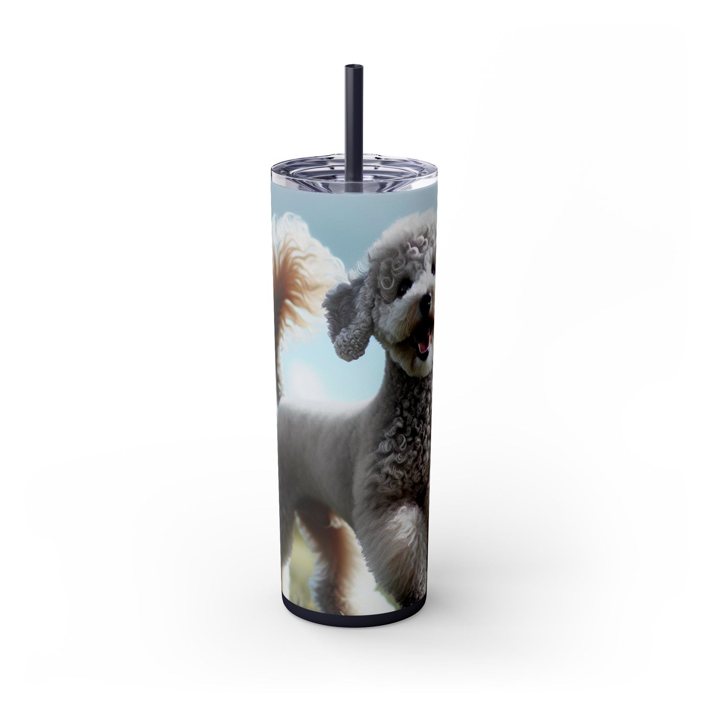 Bedlington Terrier Tumbler with Straw, 20oz