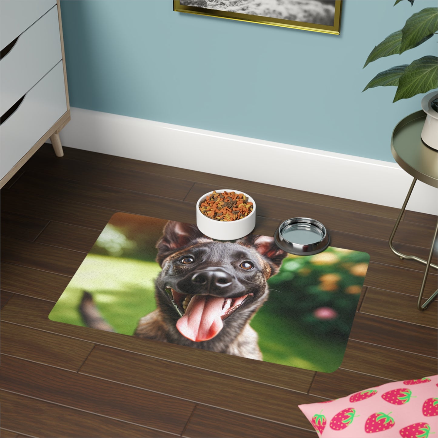 Pet Food Mat (12x18) - Dutch Shepherd Dog