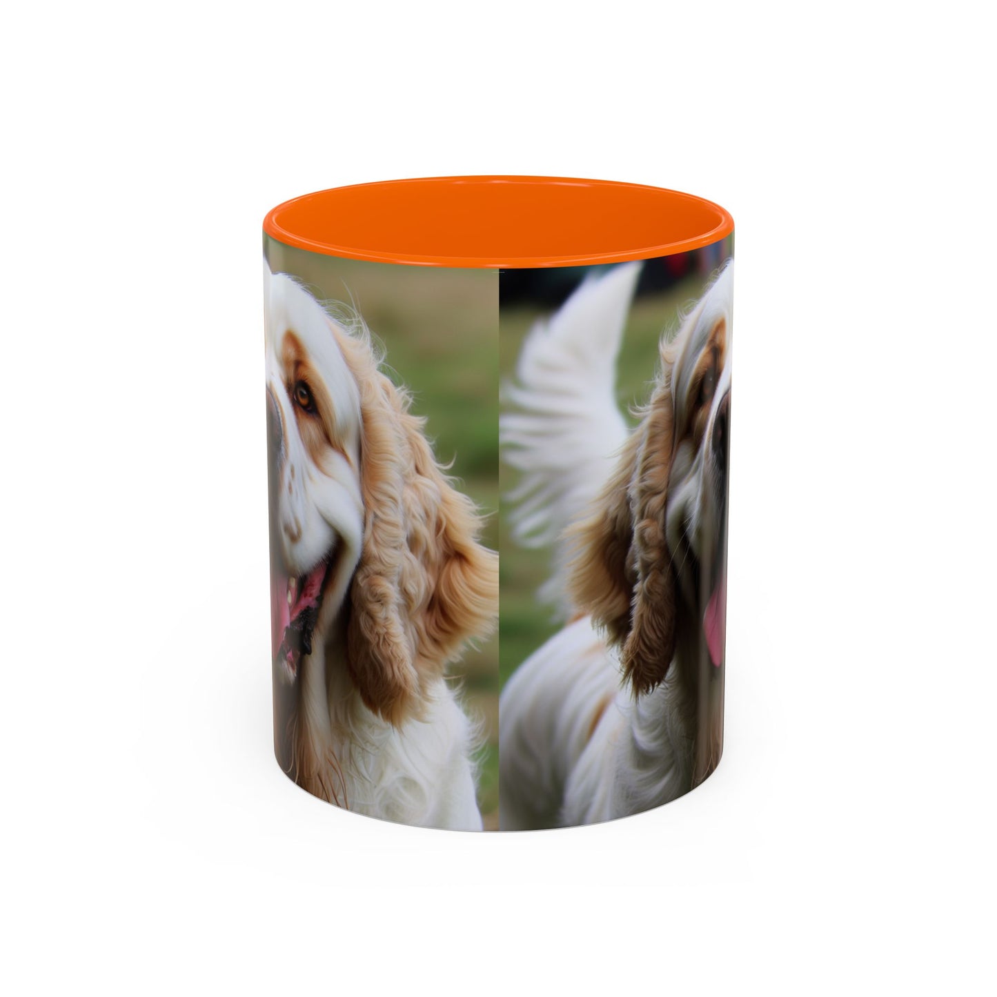 Clumber Spaniel Accent Coffee Mug - Perfect Gift for Dog Lovers