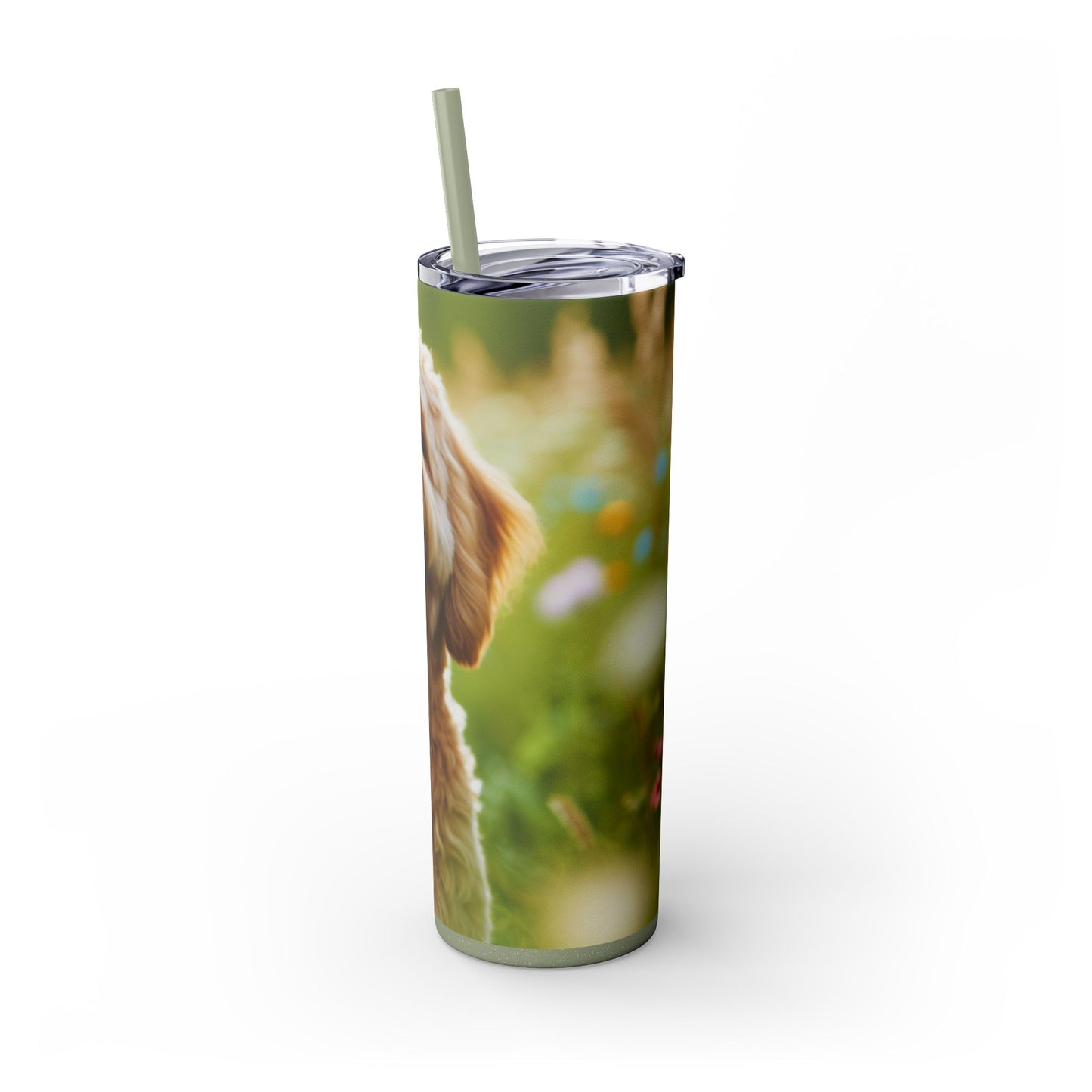 Labradoodle Tumbler with Straw, 20oz