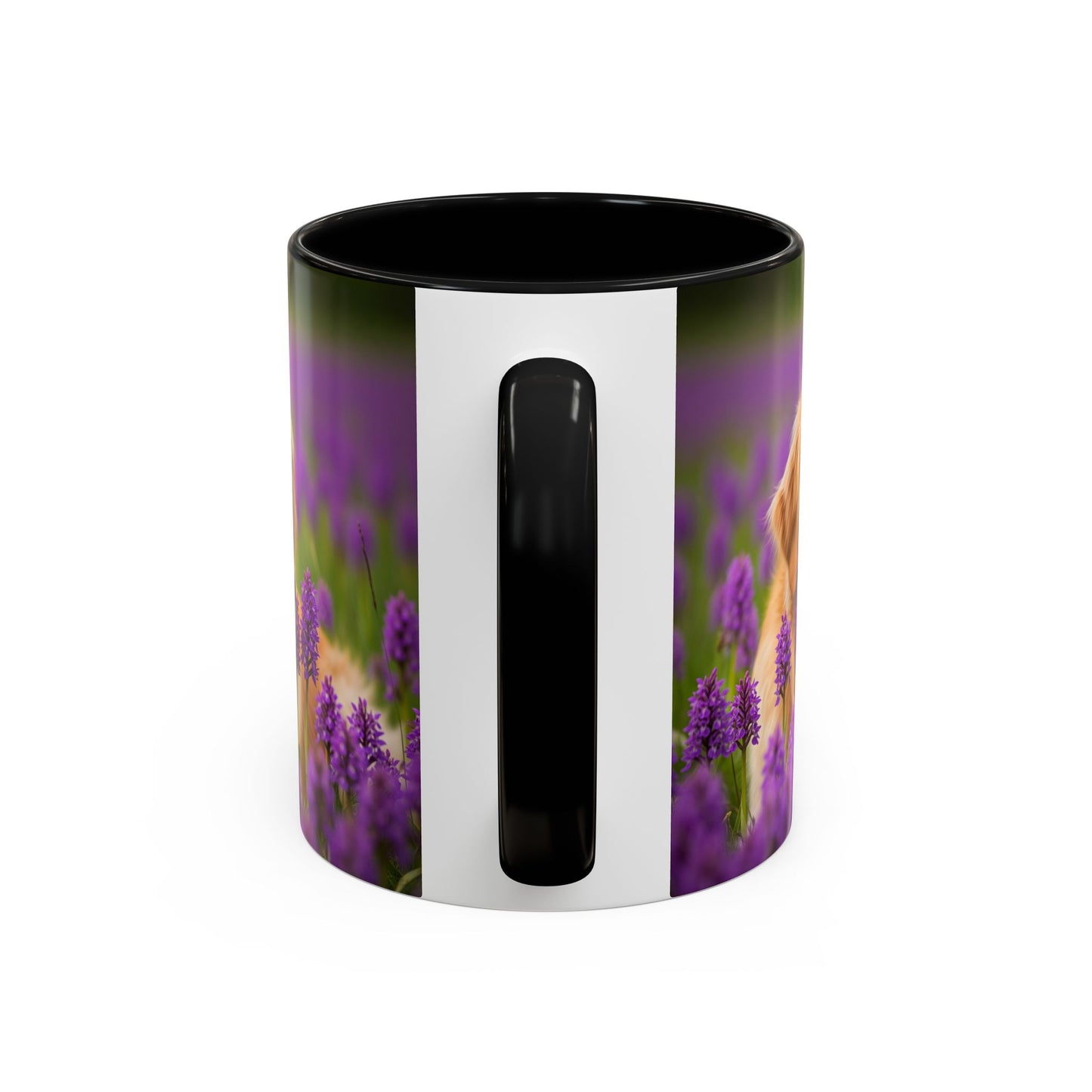 Golden Retriever Accent Coffee Mug - Perfect Gift for Dog Lovers