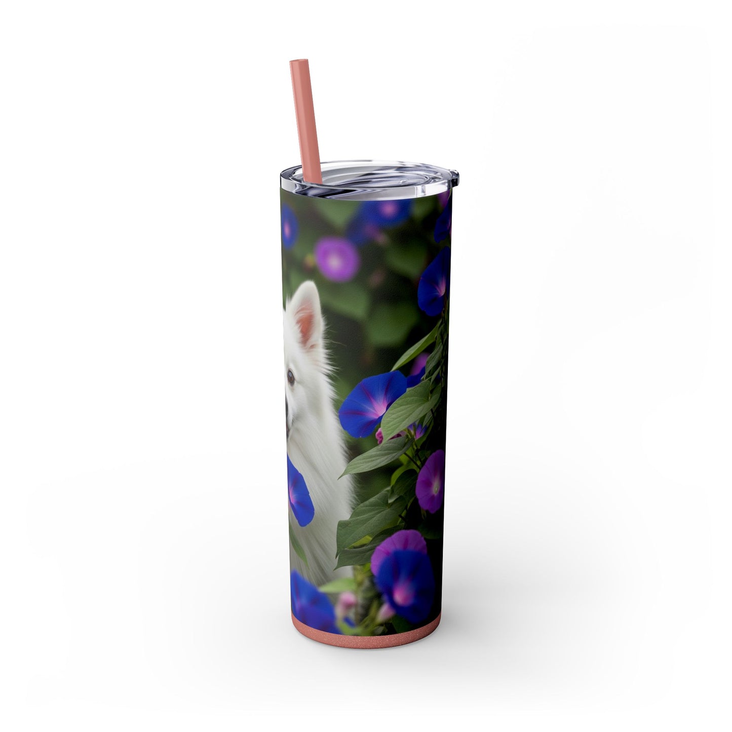 Japanese Spitz Tumbler with Straw, 20oz