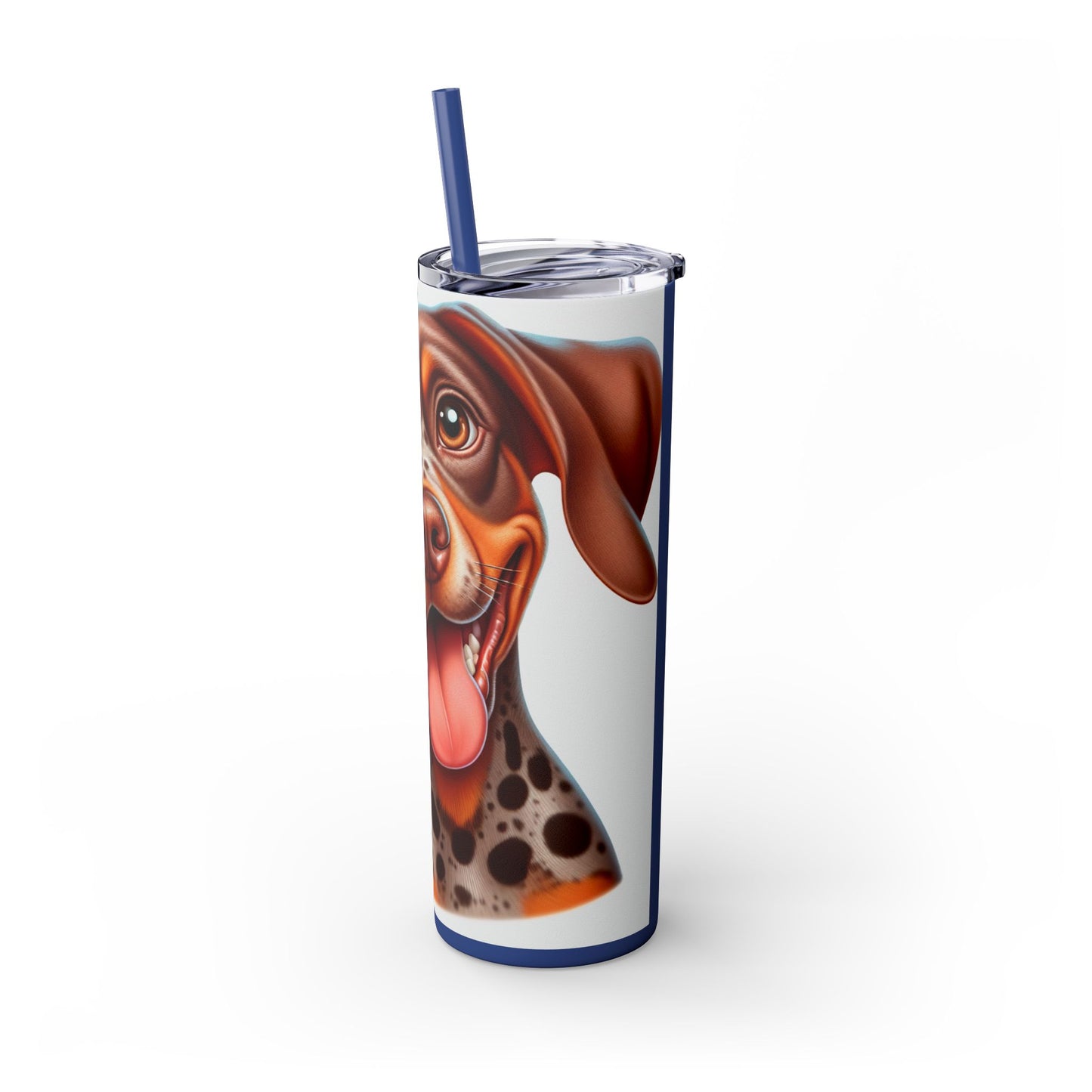 Braque du Bourbonnais Tumbler with Straw, 20oz