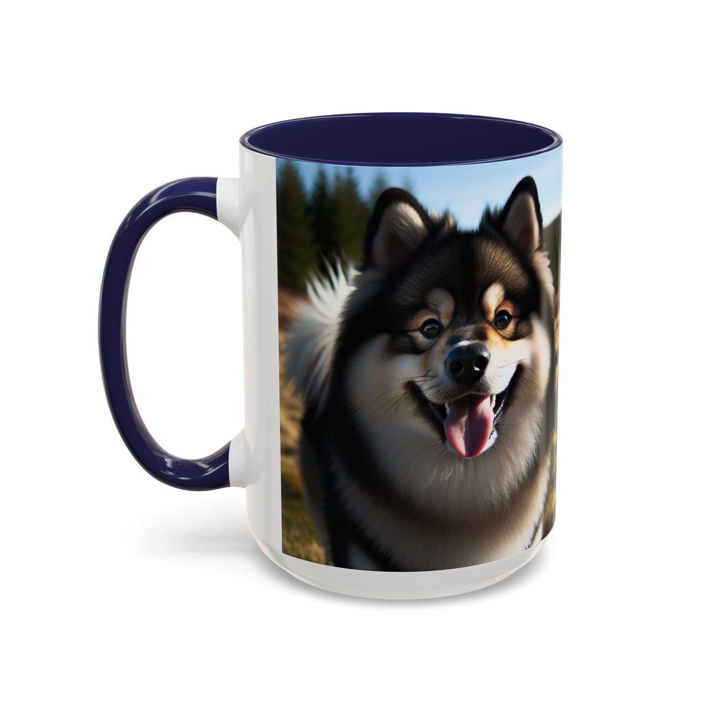 Norwegian Buhund Accent Coffee Mug - Perfect Gift for Dog Lovers