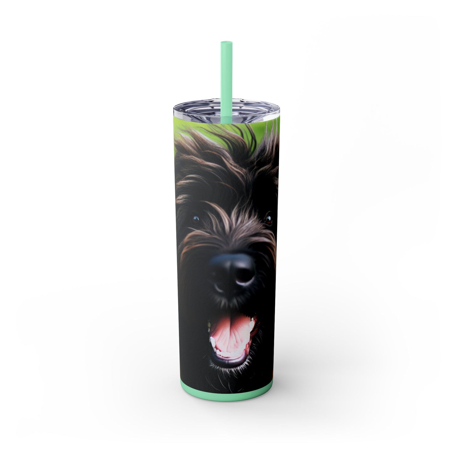Bouvier des Ardennes Tumbler with Straw, 20oz