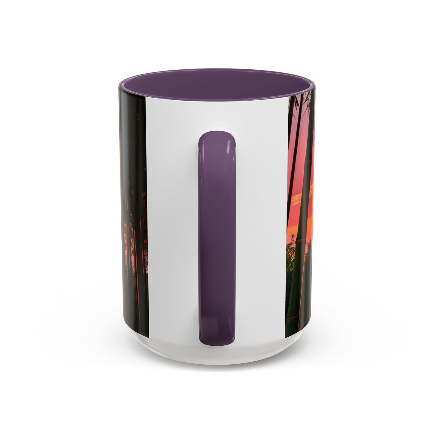 Bamboo Forest Sunrise Accent Coffee Mug - Perfect Gift for Dog Lovers