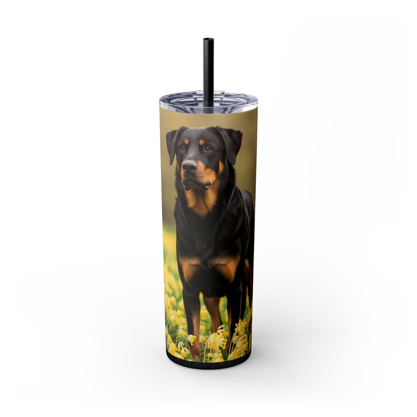 Beauceron Tumbler with Straw, 20oz
