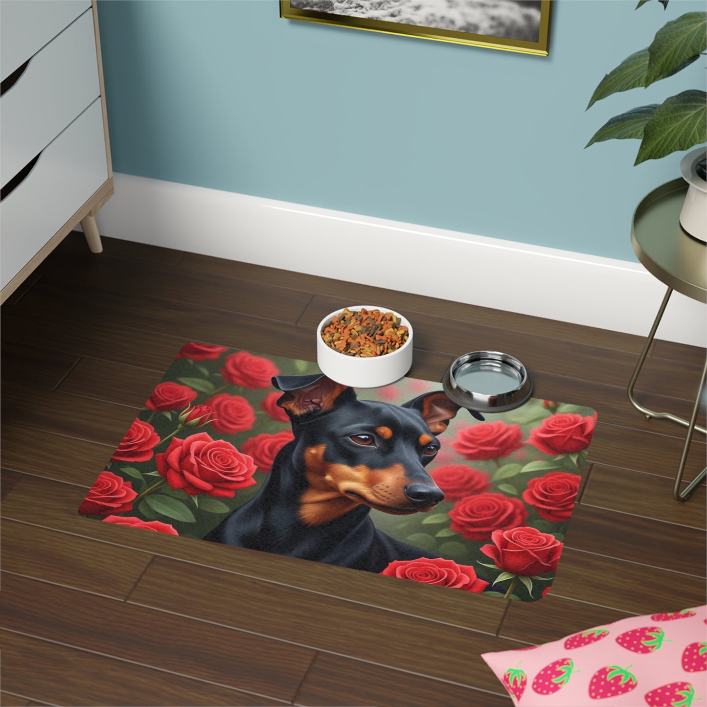 Pet Food Mat (12x18) - Manchester Terrier