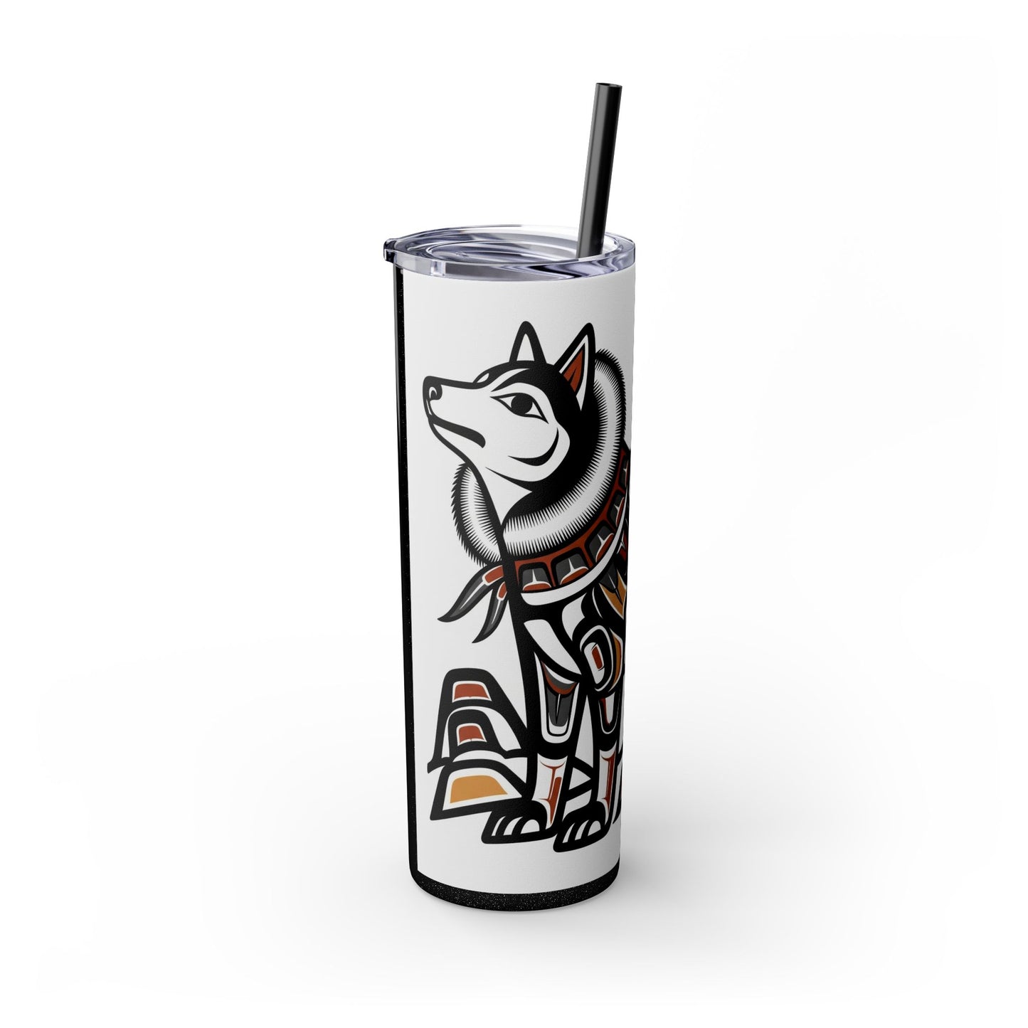 Siberian Husky Tumbler with Straw, 20oz