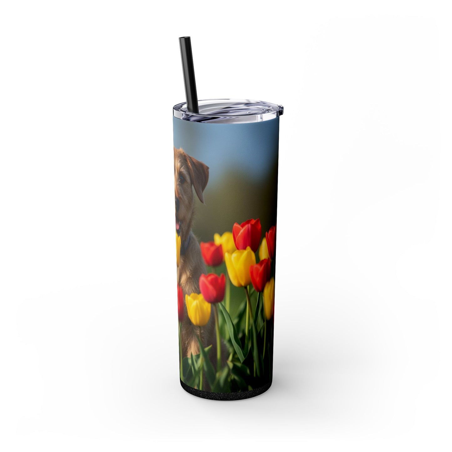 Pumi Skinny Tumbler with Straw, 20oz