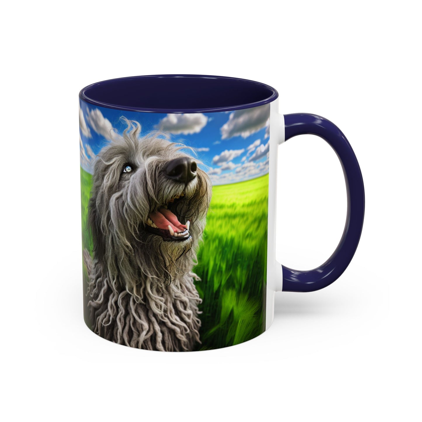 Bergamasco Shepherd Dog Accent Coffee Mug - Perfect Gift for Dog Lovers